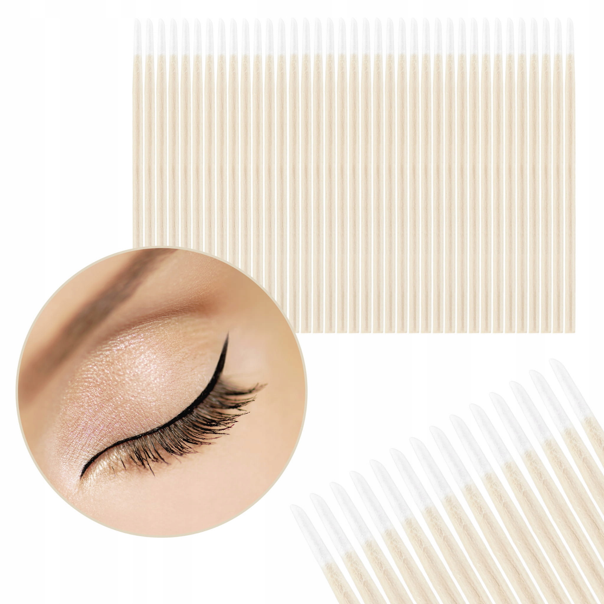 

Patyczki drewniane z bawełną 100 sztuk