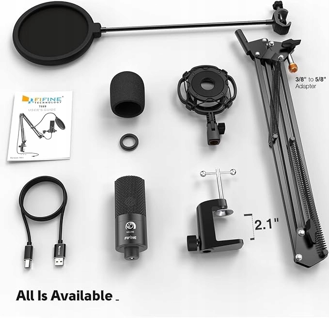 Mikrofon ze Statywem T669 USB Kod producenta 164n-3