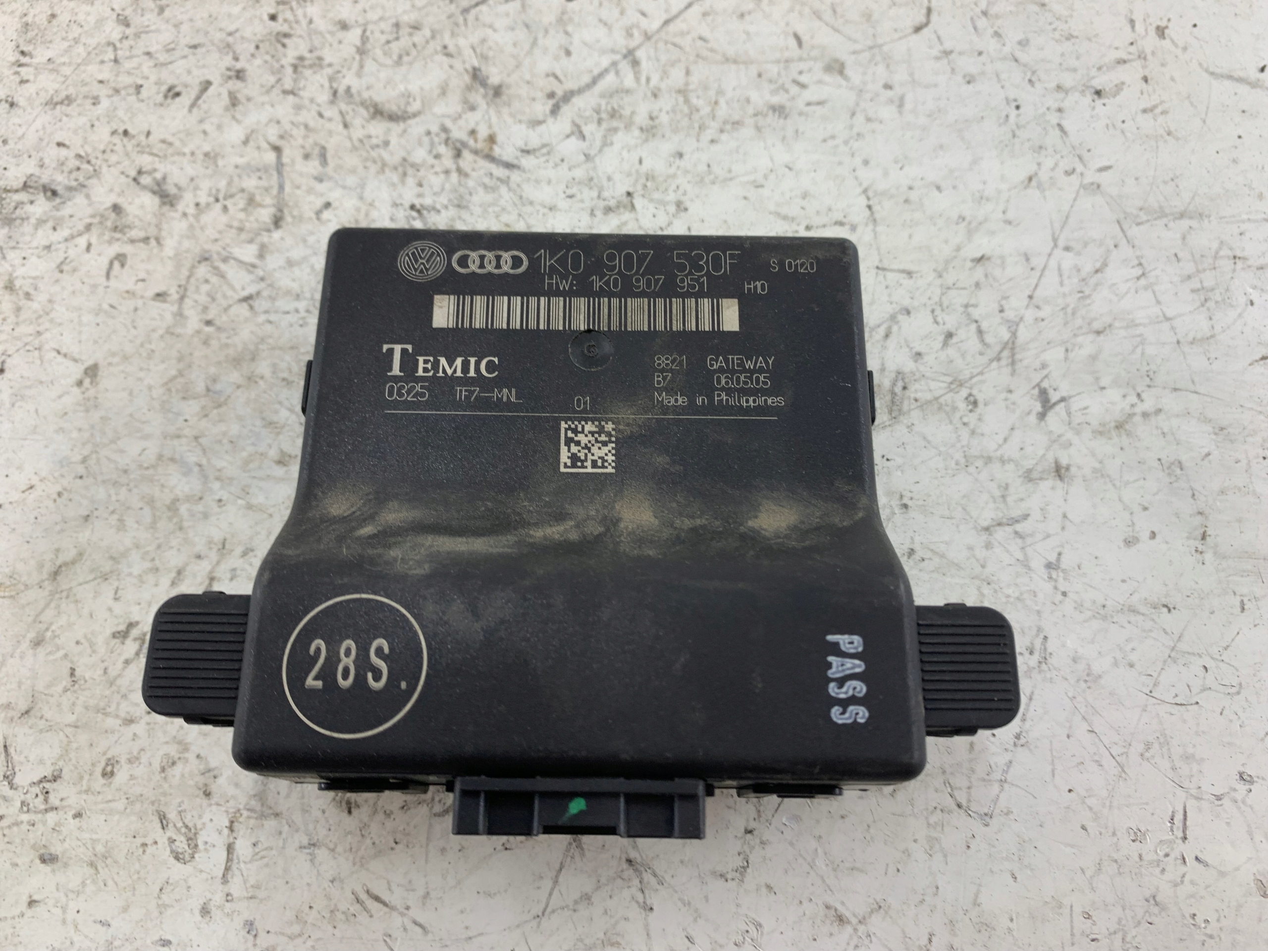 VW GOLF V module control unit GATEWAY 1K0907530F