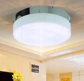 LAMPA WISZĄCA SUFITOWA PLAFON LED NOWOCZESNA CHROM Kolor biały srebrny