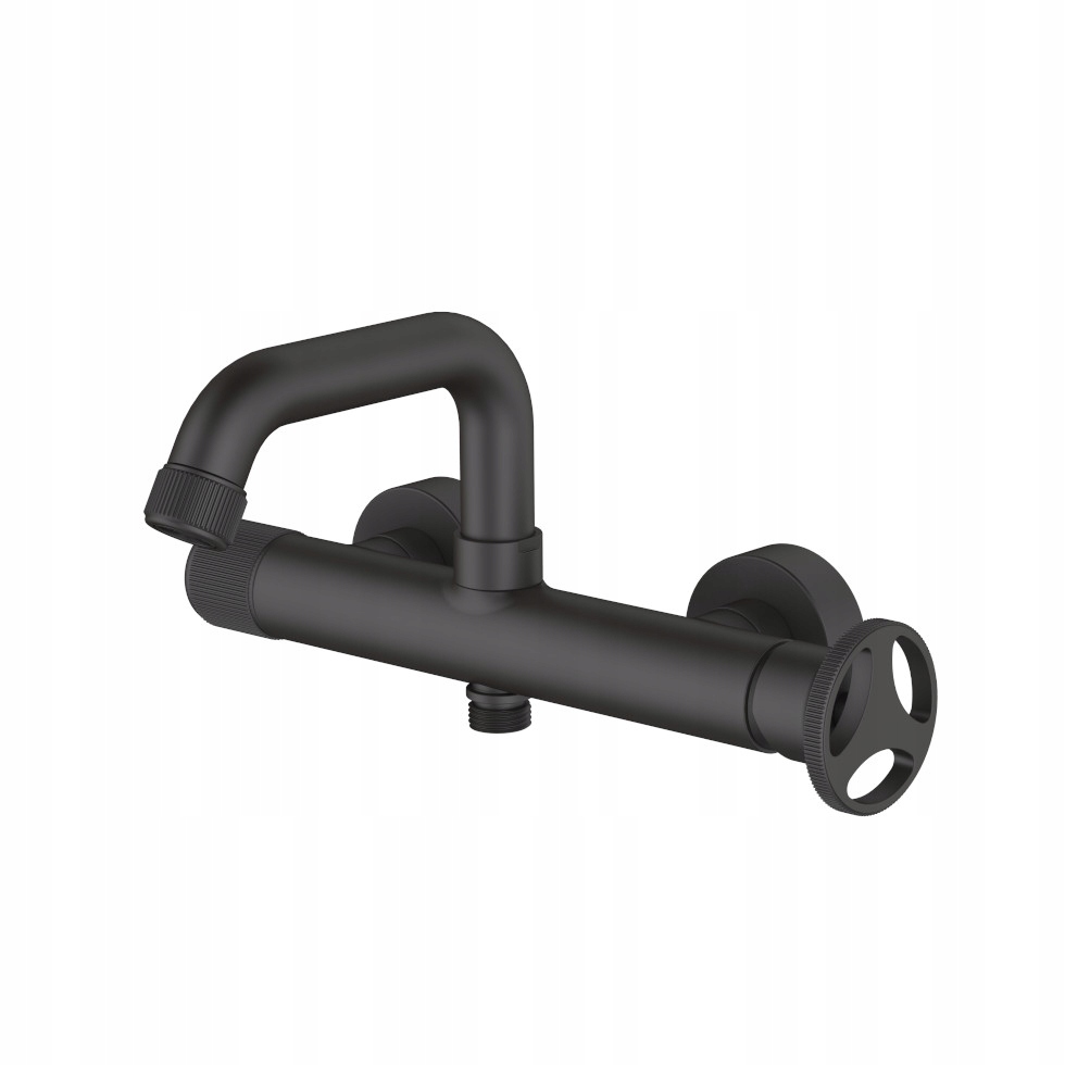 Nástěnná Vanová Baterie Sea Horse Loftea Black