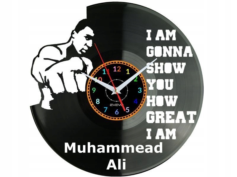Usa Ali Box Nástěnné Hodiny Vinylová Deska Dárek Památka K Narozeninám DL