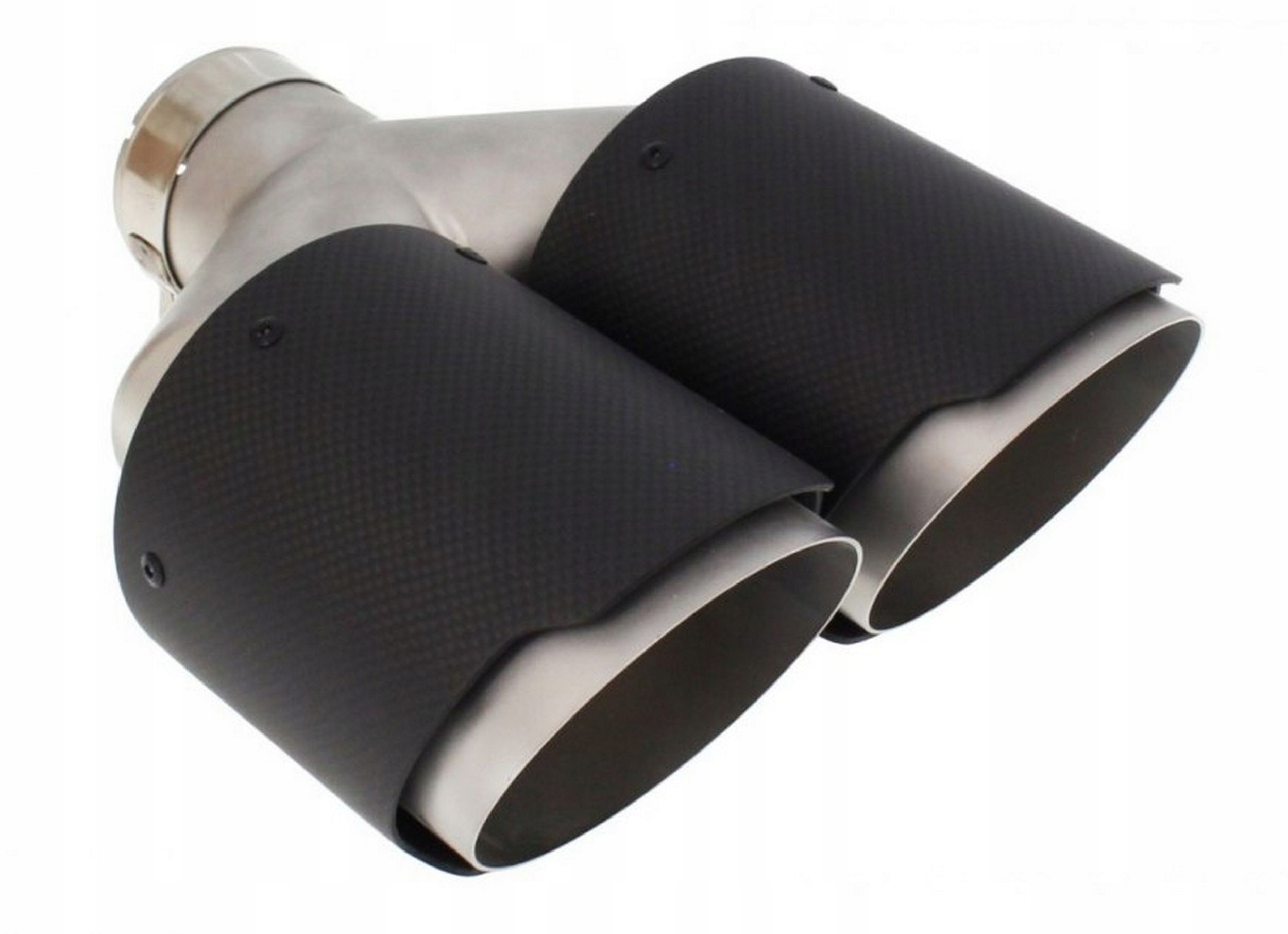 Глушитель наконечник 2X114 мм фитинг 63 углерода