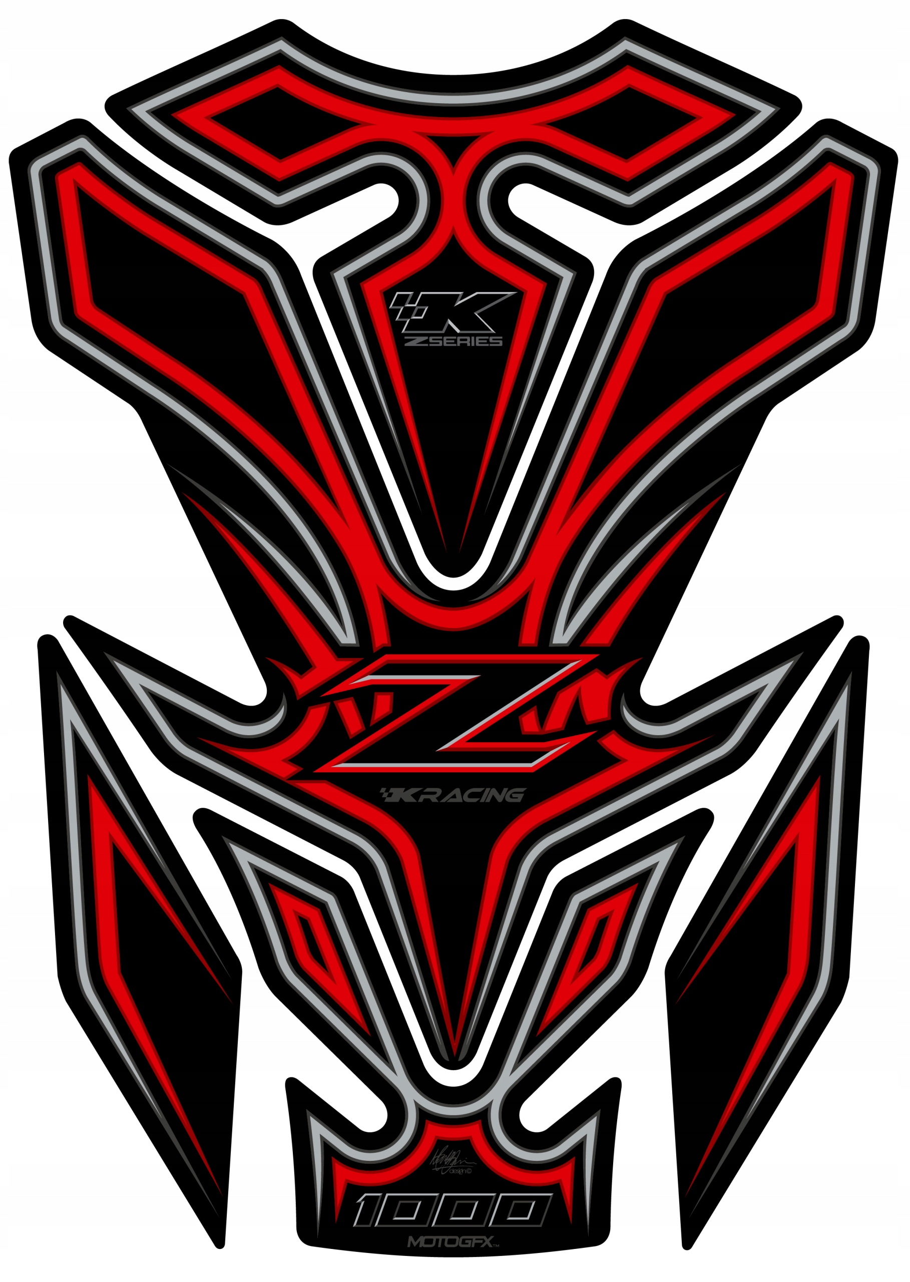 TANKPAD MOTOGRAFIX KAWASAKI Z1000SX 2011-2016