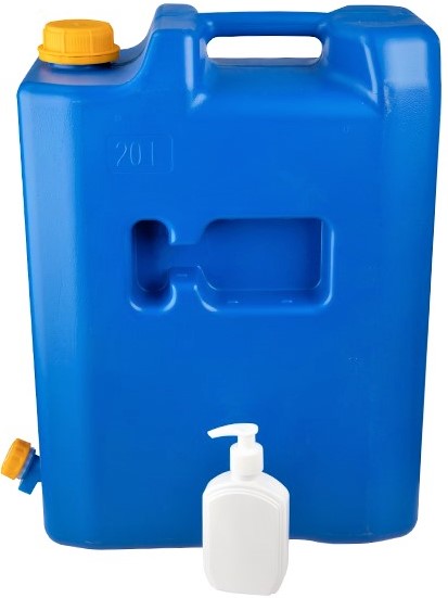 KANISTER BANIAK NA WODĘ ZBIORNIK 20L KRAN DOZOWNIK Marka CM