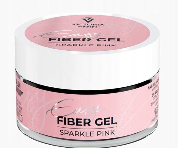 Easy Fiber Gel Sparkle Pink