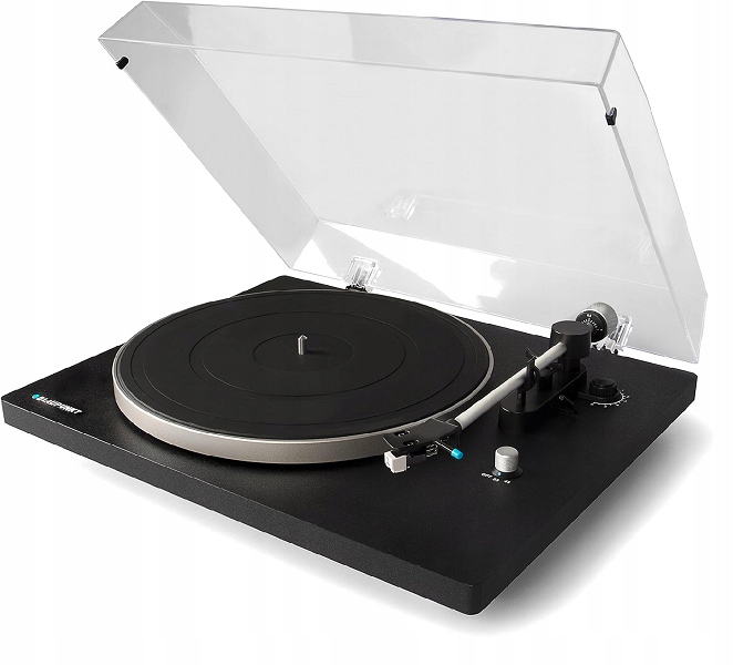 Gramofon z pokrywą, napęd paskowy, 2 prędkości Blaupunkt TT100C (n)