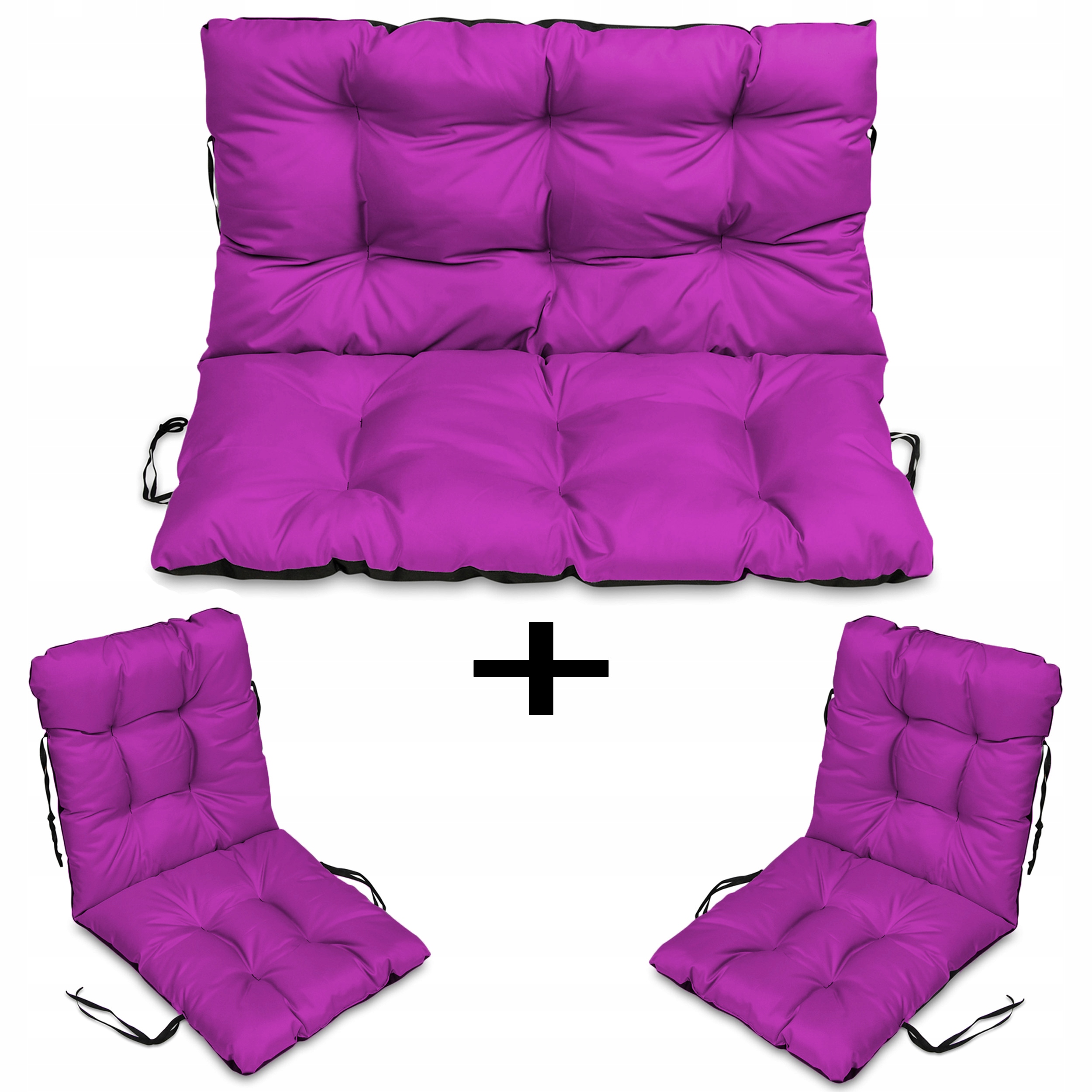 

Poduszki na meble Rattan 120x60x50 zestaw 2+1 fuks