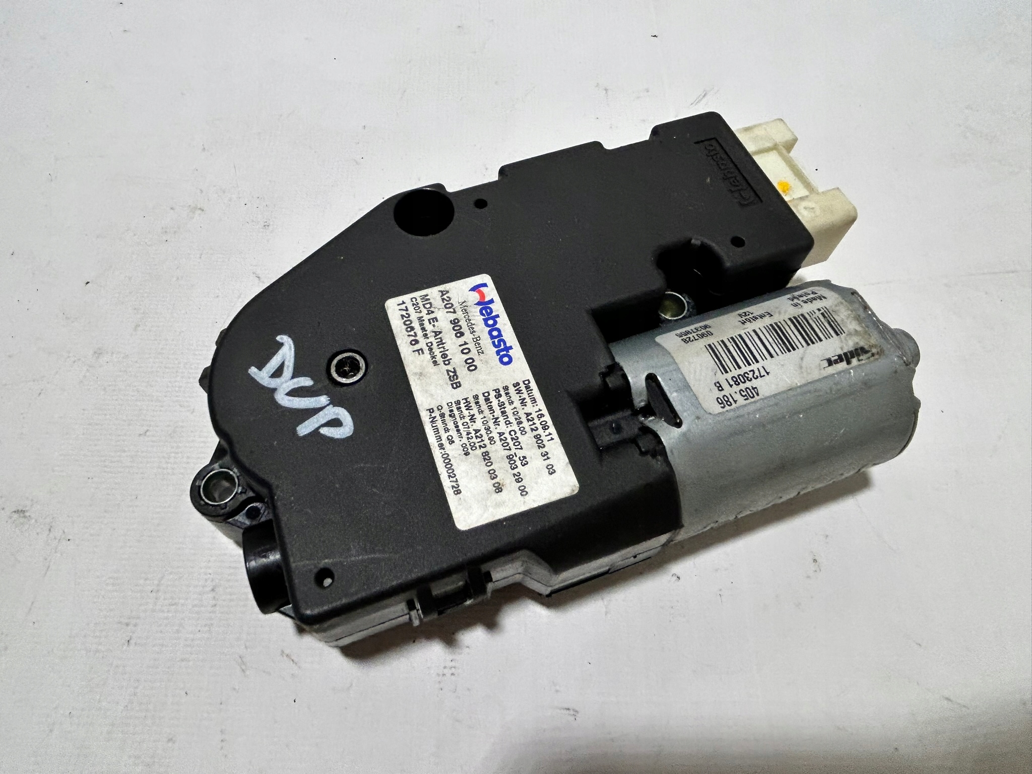 Motor Schiebedach MERCEDES W207 2079061000