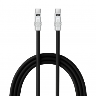 Kabel Newell Usb-c Usb-c 100 W, 2 m, silikonowy, czarny
