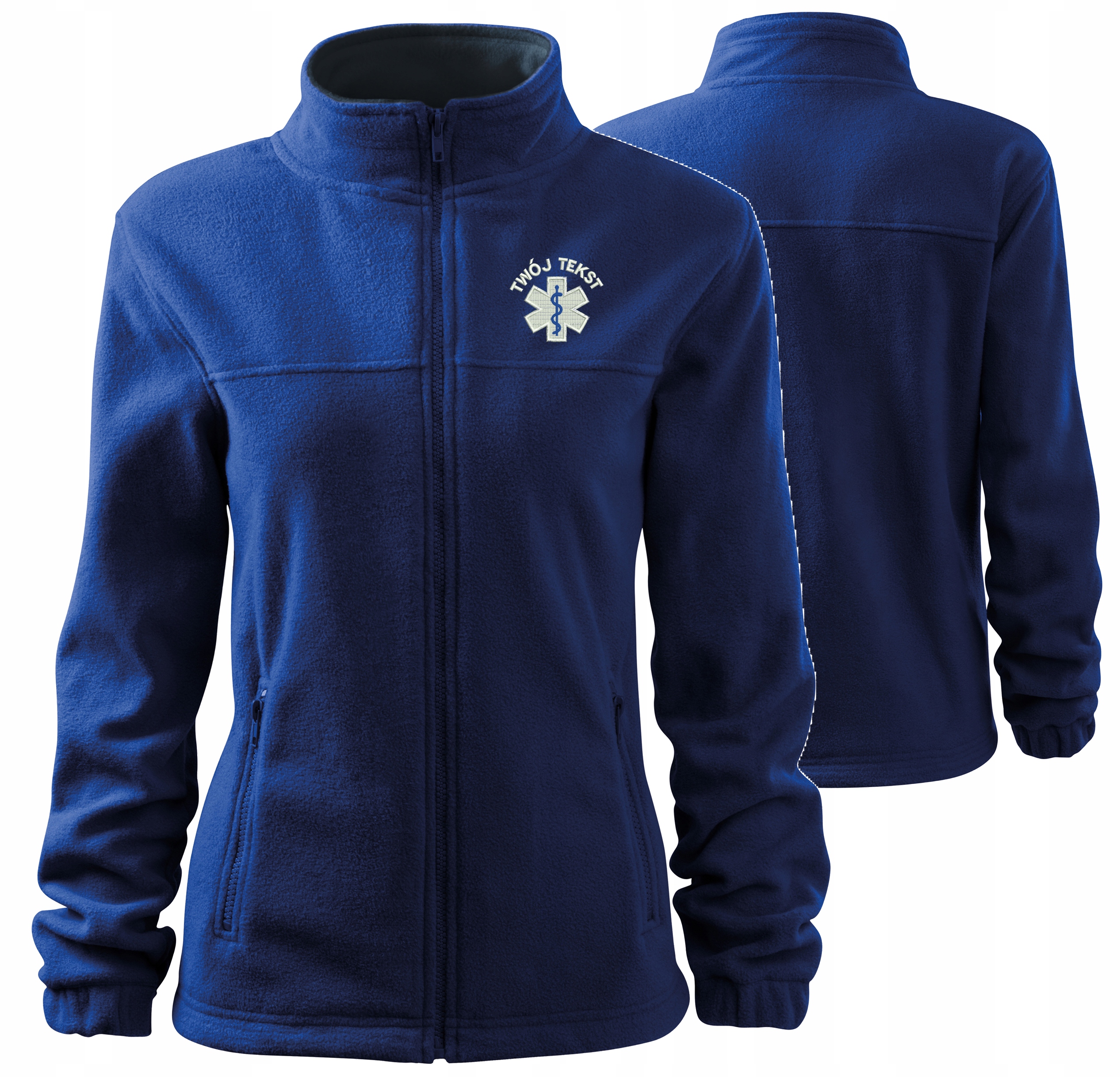 Polar damski Medyczny Twój Tekst L