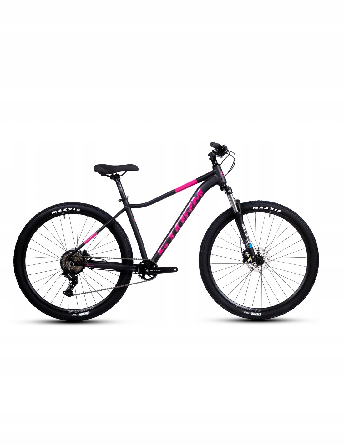 Rower Storm Shark 29 4.0 Man czarny mat/róż 18