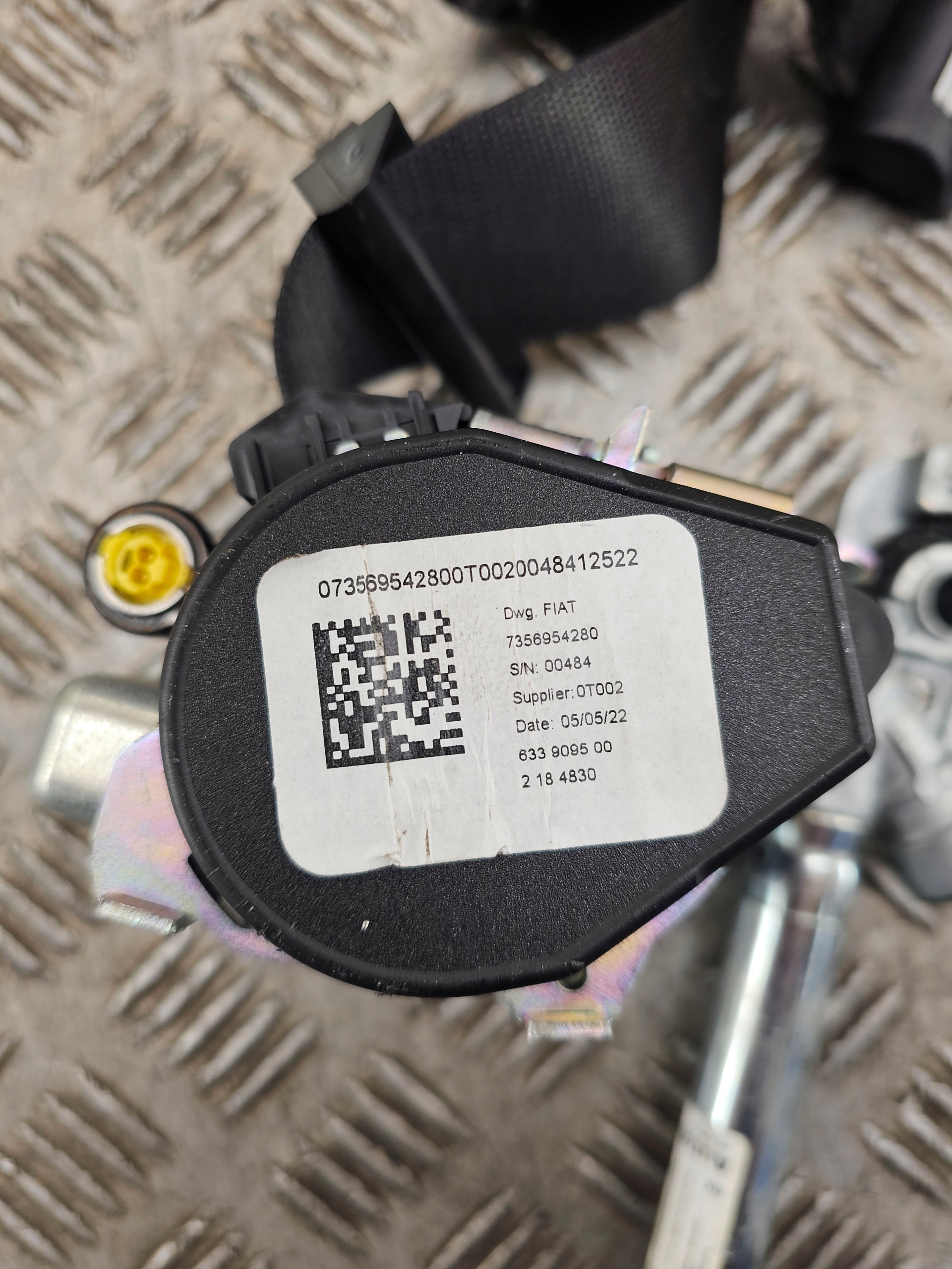 FIAT TIPO II tension belts safety front left right front original