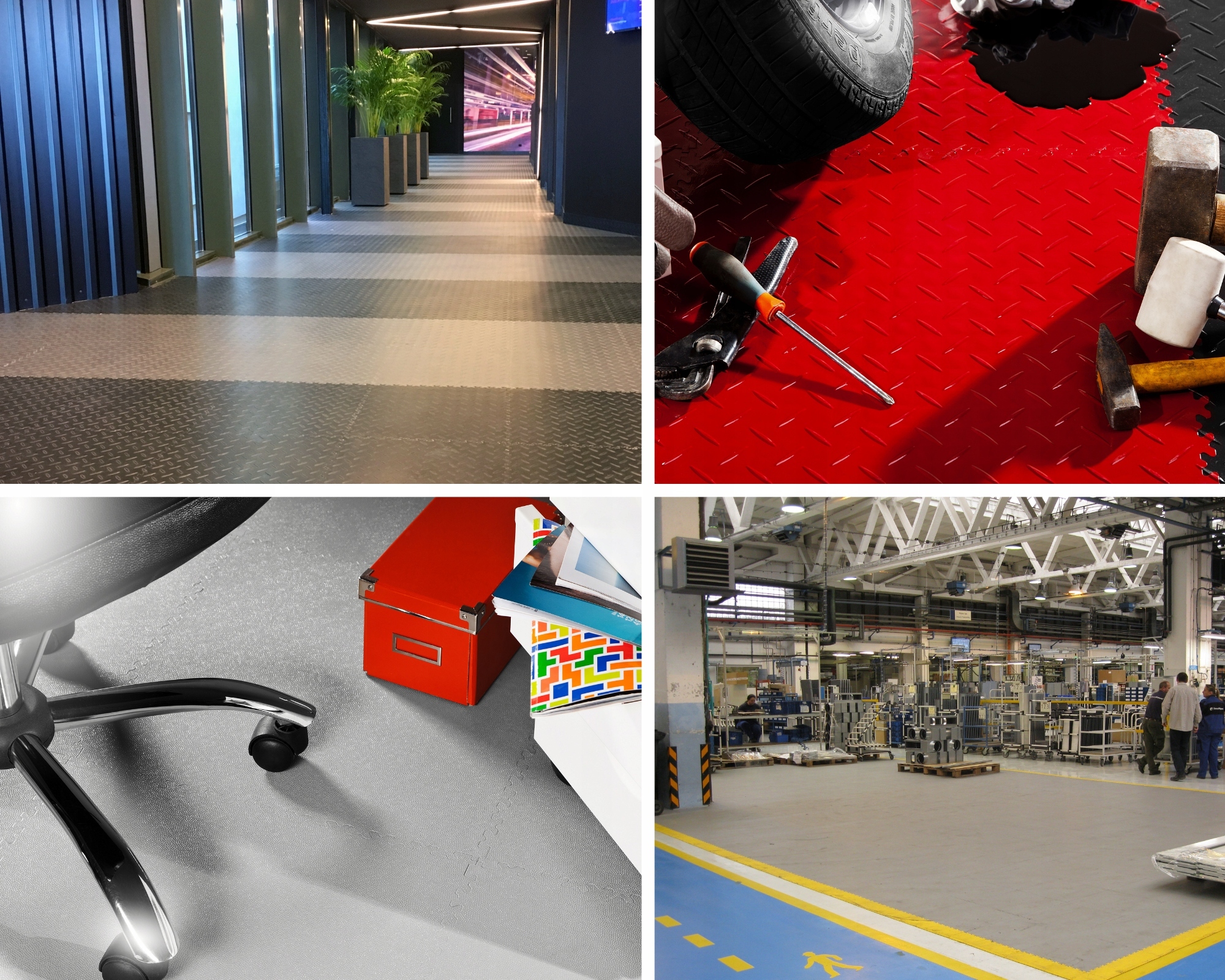 Posadzki do Garażu Domu Magazynu Biura EG10 BLACHA Marka Fortelock