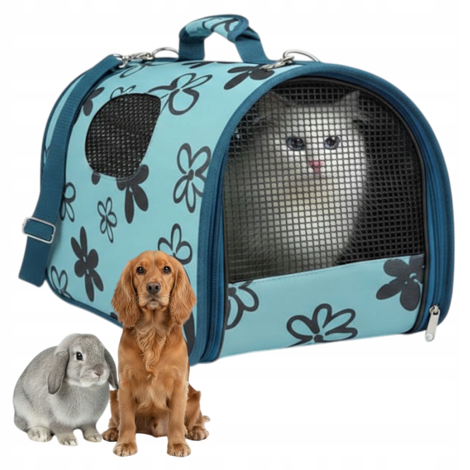 Torba Transporter na Wycieczki Dla Psa Kota Królika Rozmiar L 50x26x27cm