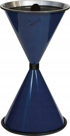 Levně Stojanový popelník Diablo, modrý, výška 770mm