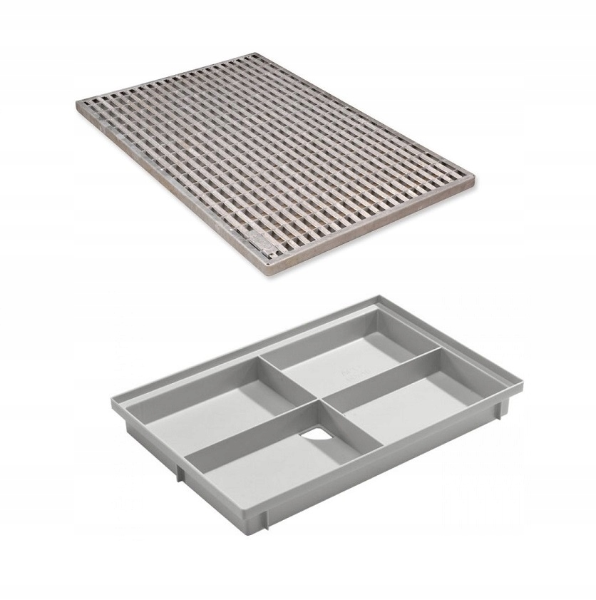 Pozinkovaný rošt stierača 60x40 MM základňa stierača Pp Vario Aco