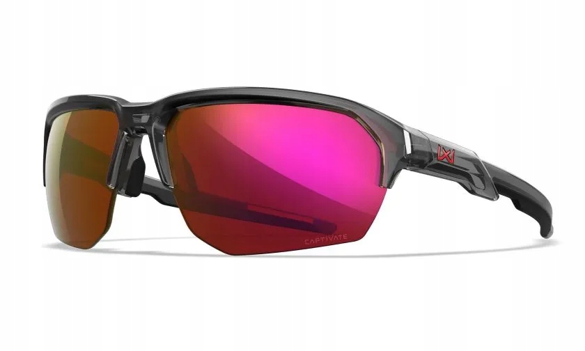 Okulary balistyczne Wiley X Jakl CHJKL06 Captivate Red Mirror Gloss Cry/Gre