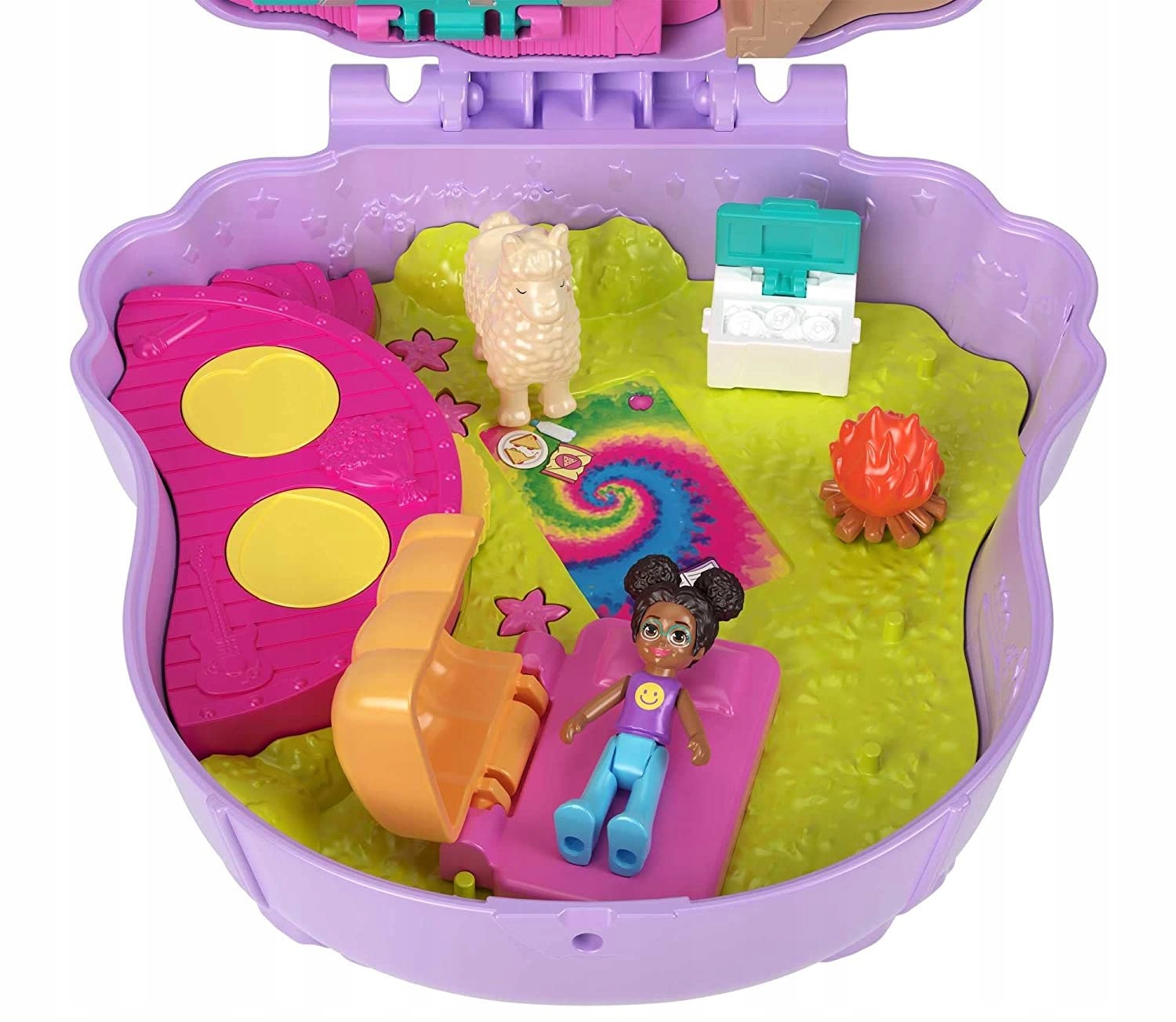 LALKA POLLY POCKET BIWAKOWA LAMA zestaw do zabawy 12951935217 