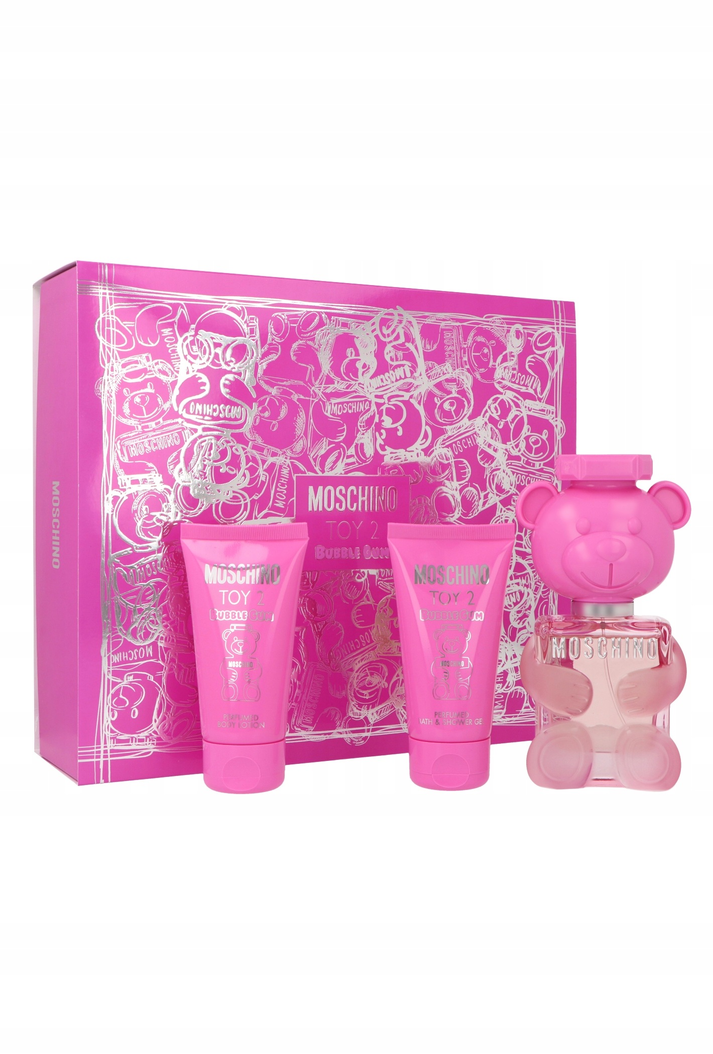 Sada Moschino Toy 2 Bubble Gum Edt 50 ml tělové mléko 50 ml sprchový gel 5 ml