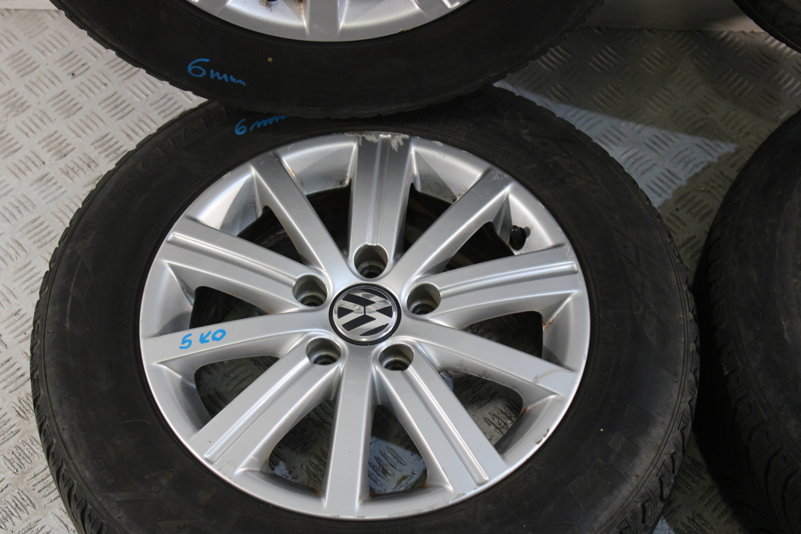 wheels tyres disc 195/65 R15 GOLF VI 6 5K0