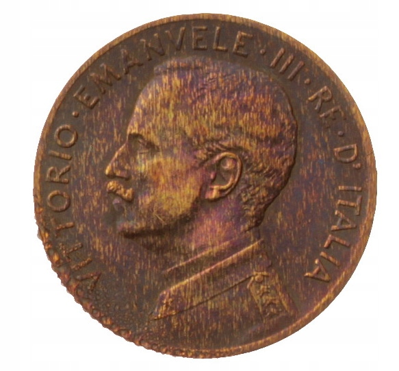 [M30513] Włochy 2 centesimi 1910 rzadsza