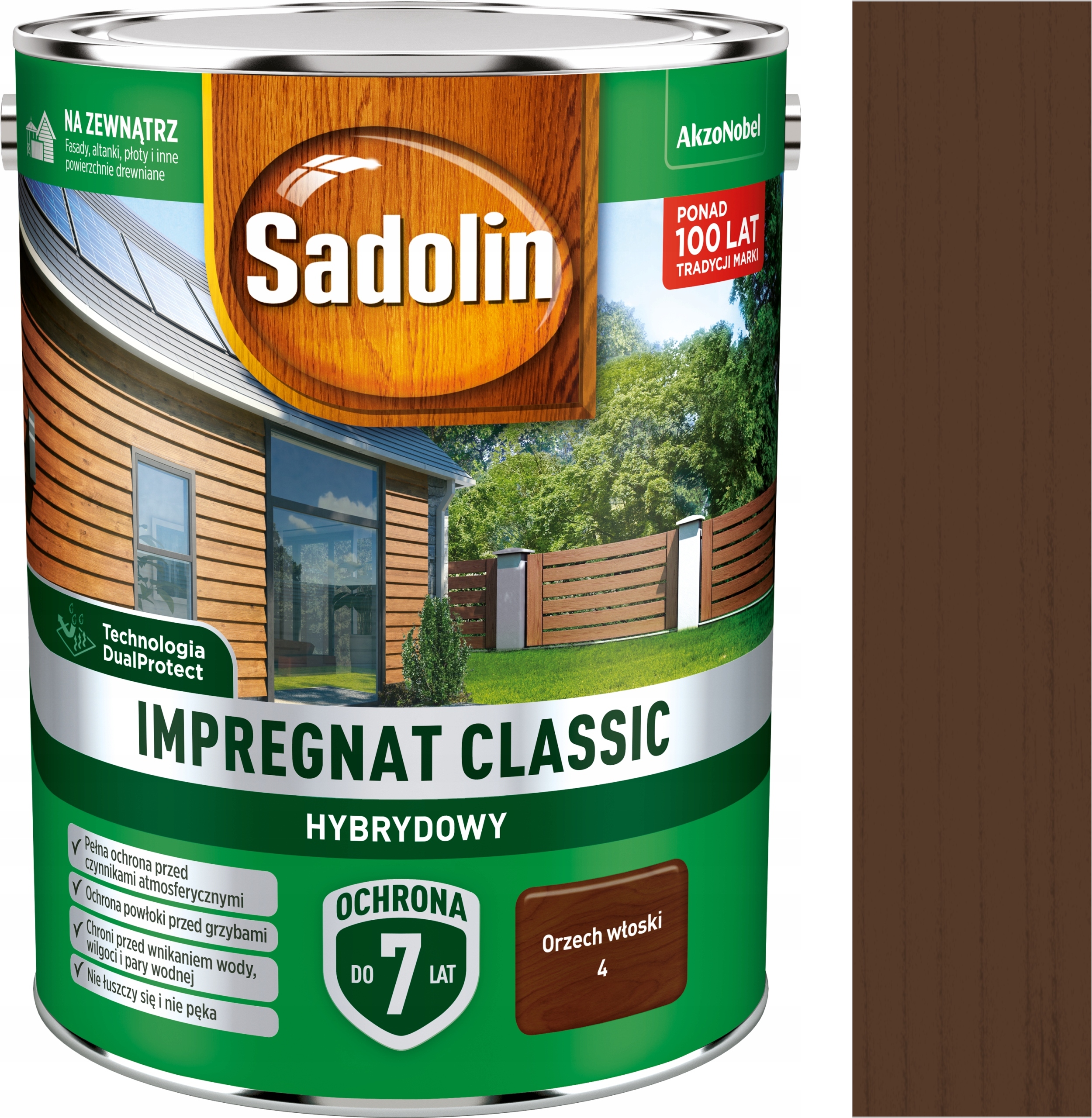 

Sadolin Classic Impregnat 4,5L Orzech Włoski