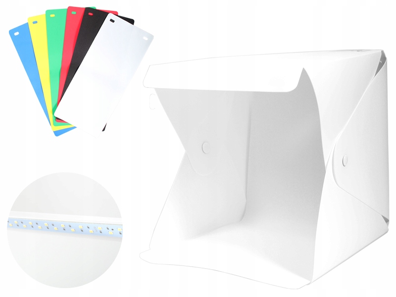 NAMIOT Bezcieniowy 23 STUDIO do zdjęć LAMPY LED