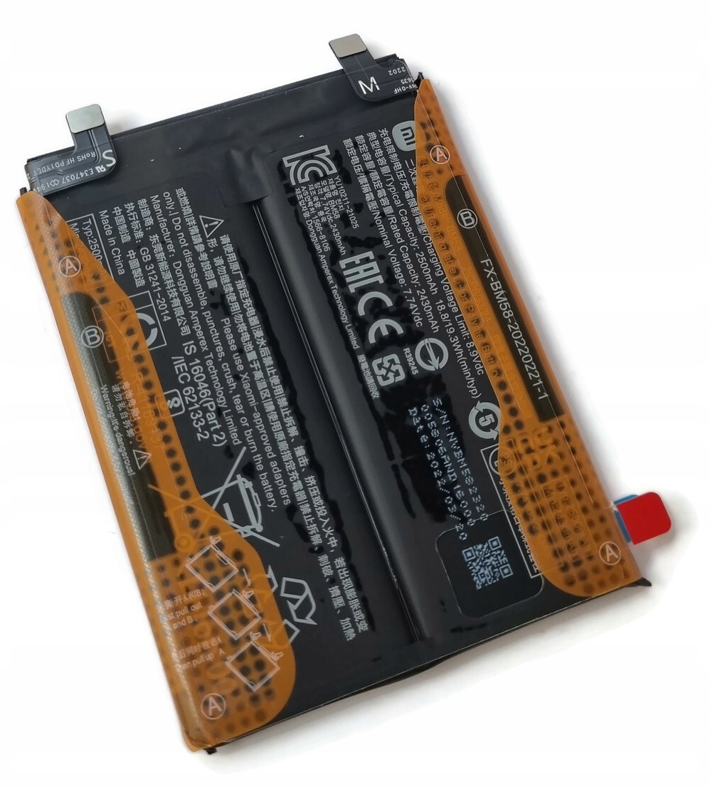 Org Nová originální akumulátor pro Xiaomi 11T Pro, BM58