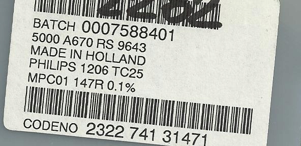 20x 147R 0.1% 25ppm Rezystor Smd 1206