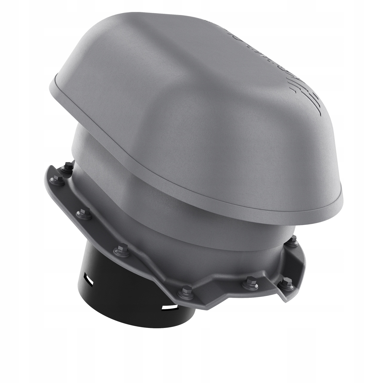 Větrací komín fi125 Trapez T14 Grafit 7024