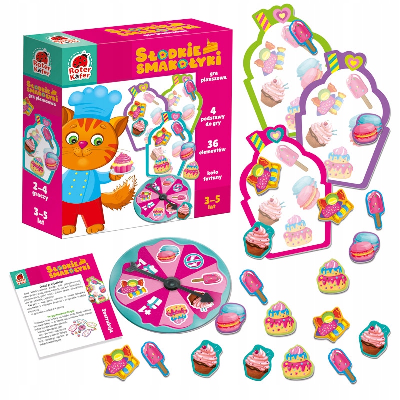 

Gra Edukacyjna Skojarzenia Słodkie Smakołyki