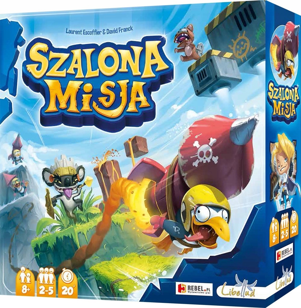 Gra planszowa Szalona Misja Rebel