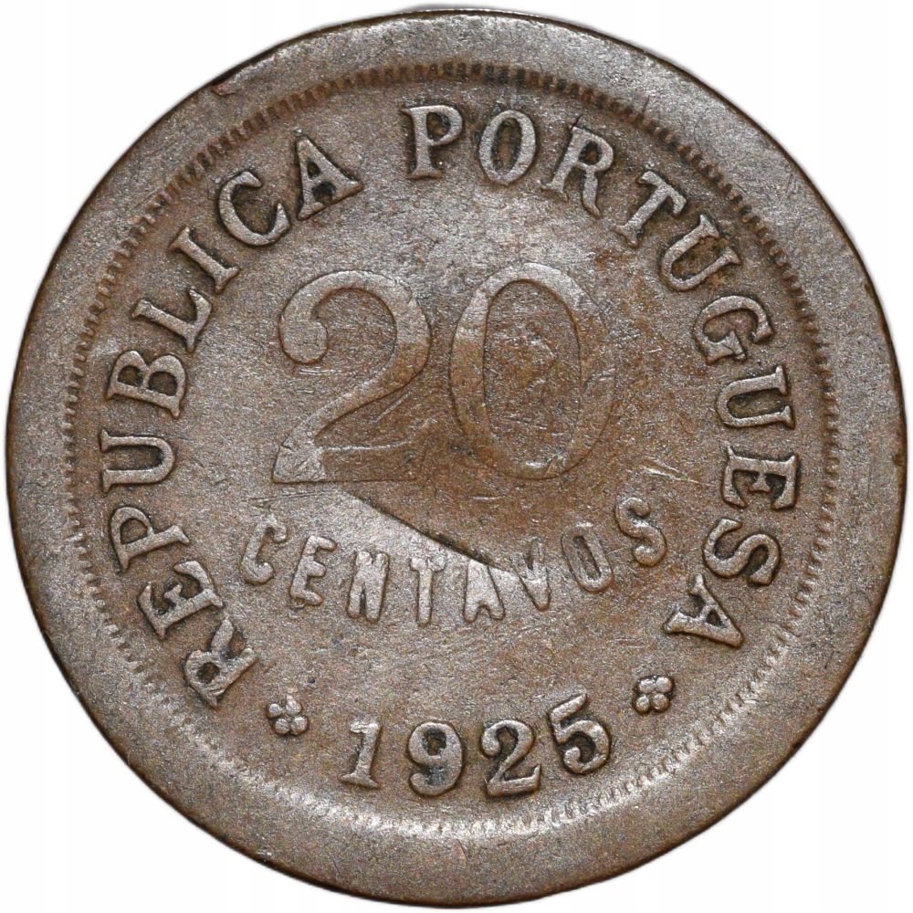 Portugalia 20 centavos 1925