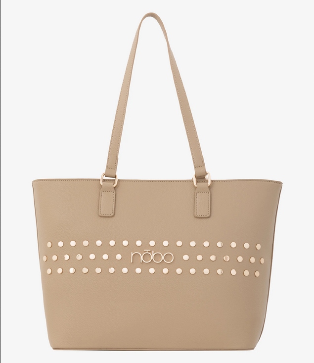 Kabelka shopper Nobo elegantní n0390 bezová