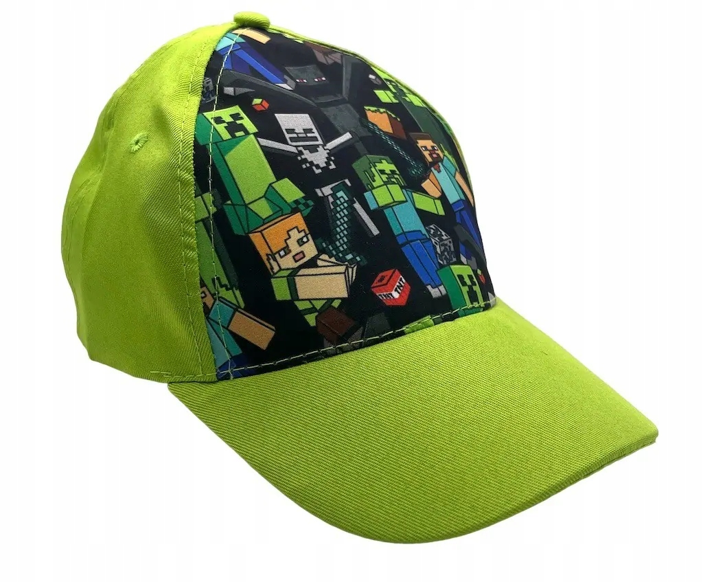 

Czapka Daszkiem Minecraft Steve Alex I Moby
