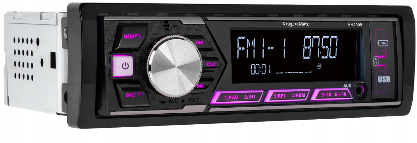 Kruger&Matz KM2009 Bluetooth autorádio MP3 Usb VarioColor dálkové ovládání