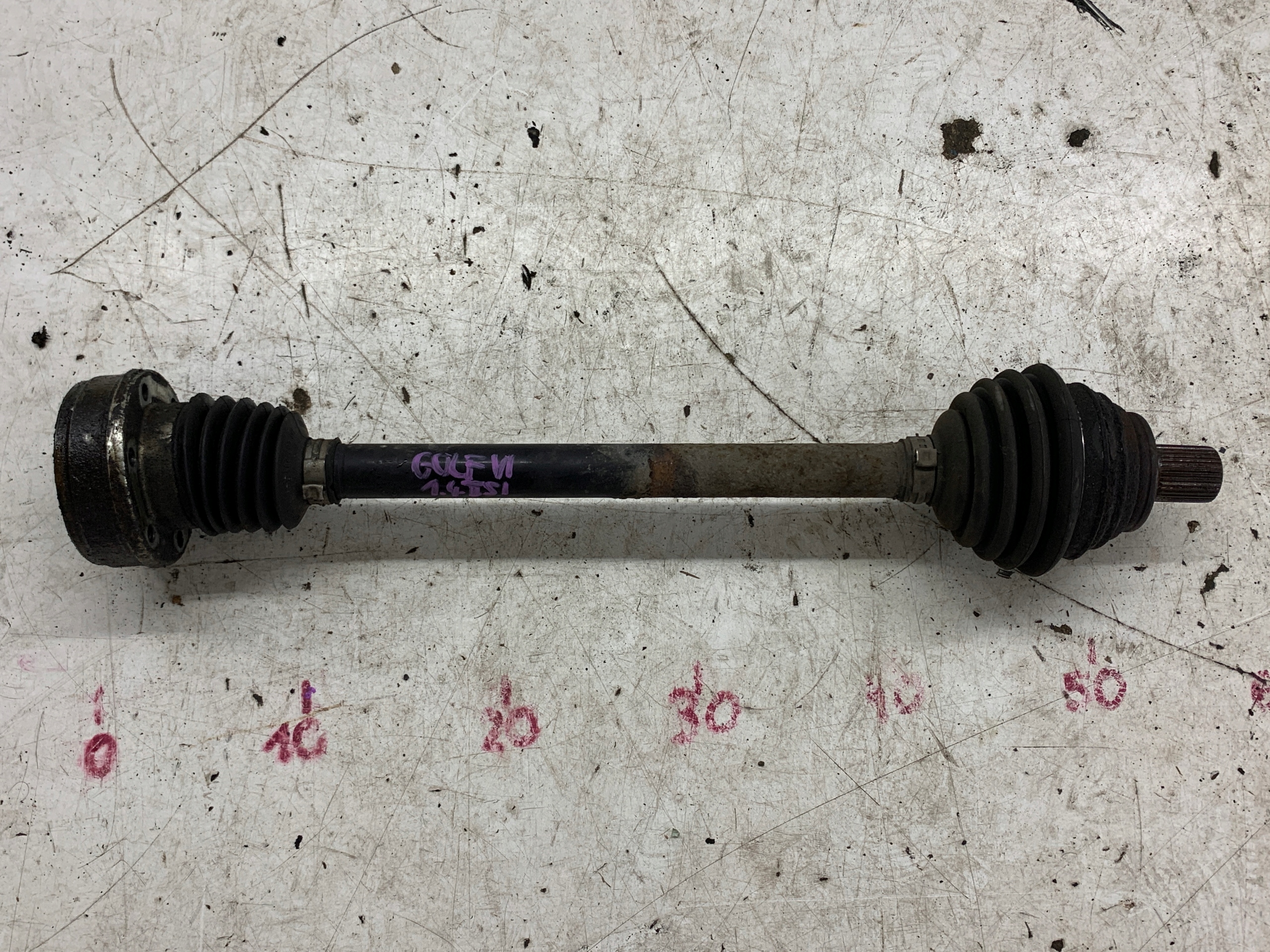 semi-axis VW GOLF VI 1.4 FSI