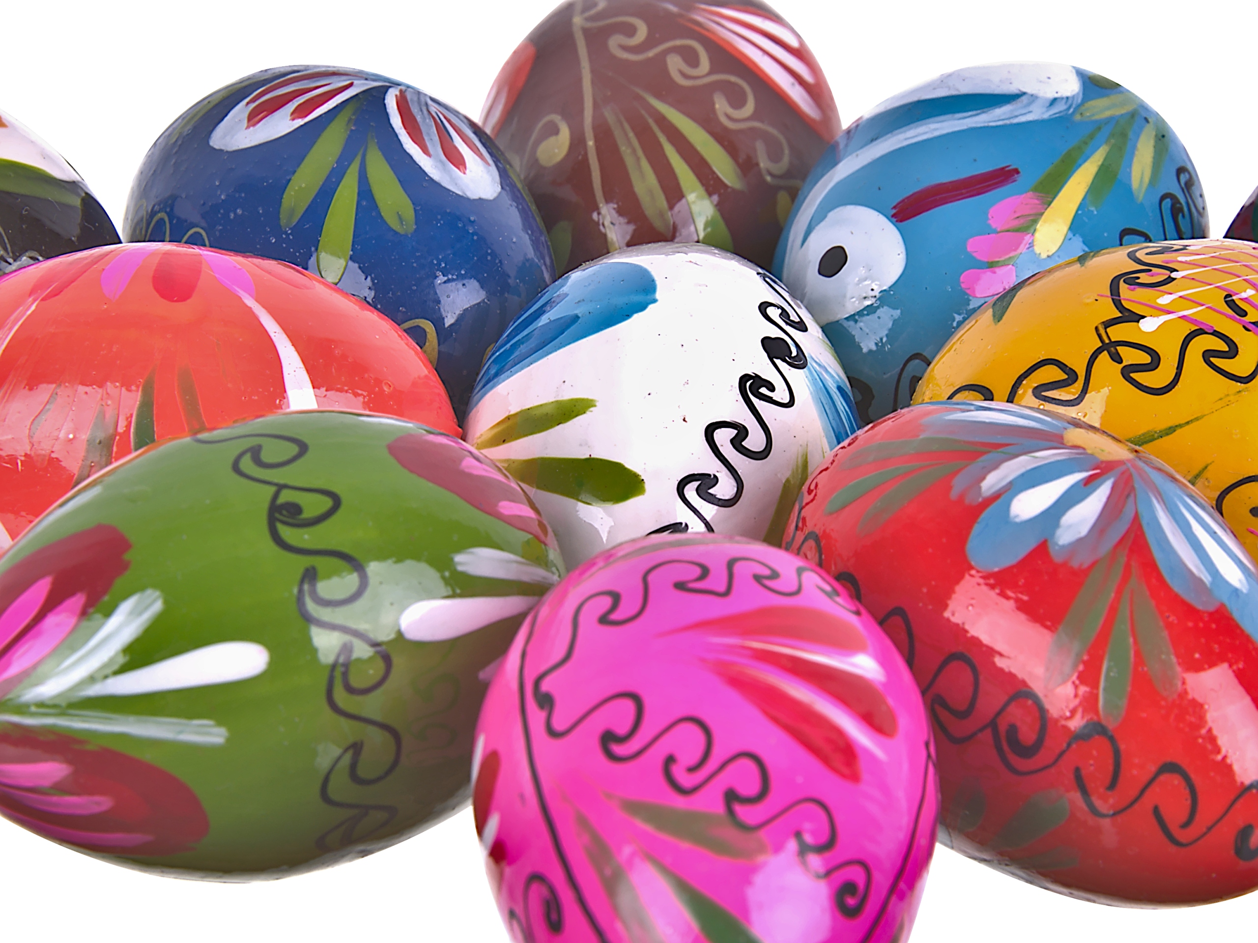 

Pisanki pisanka jajka drewniane malowane 5 szt.