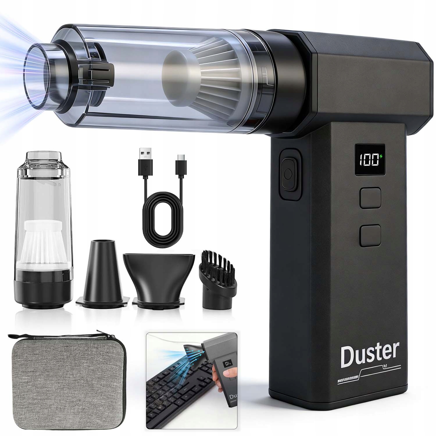 Výkonný Elektrický Foukač S Nastavitelnou Rychlostí