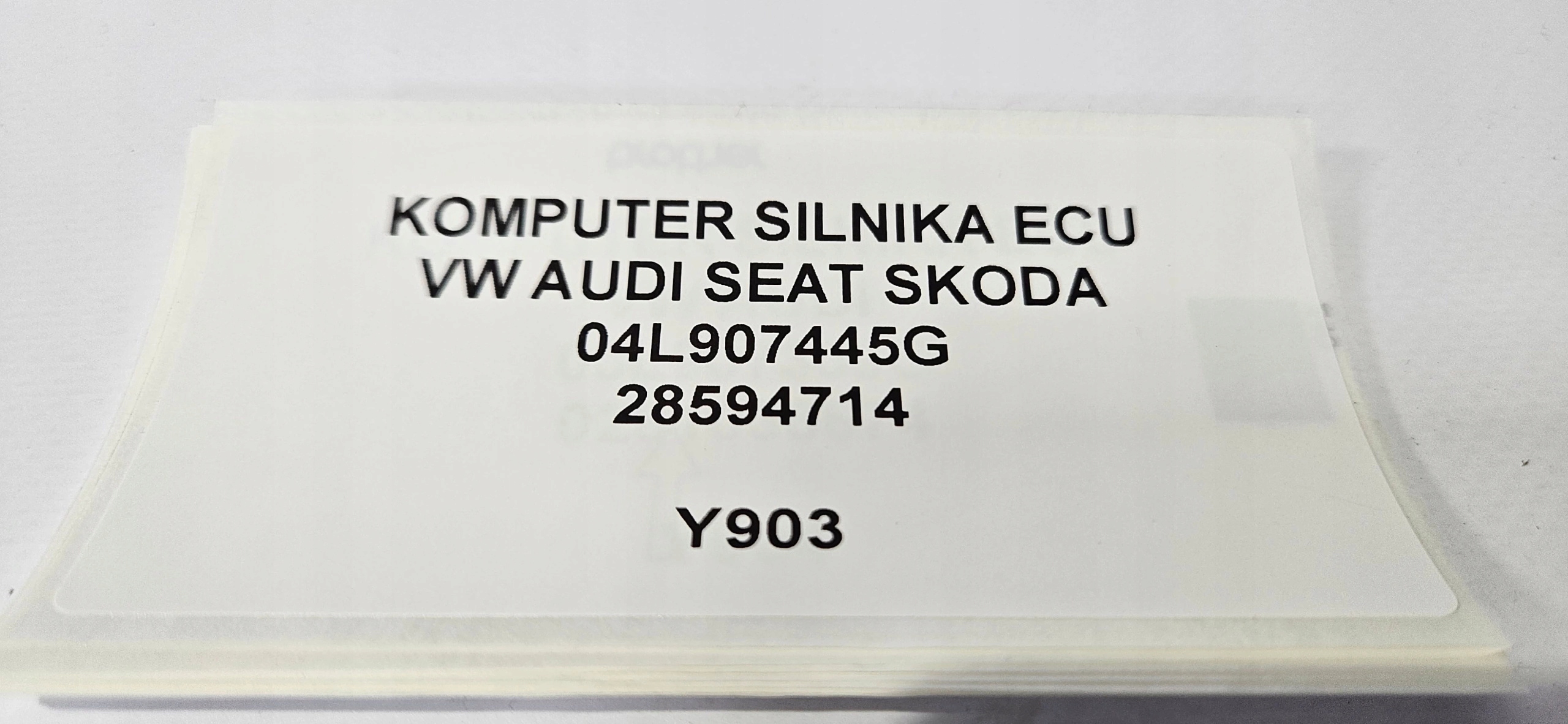 computer Motore ECU VW AUDI SEAT SKODA 04L907445G