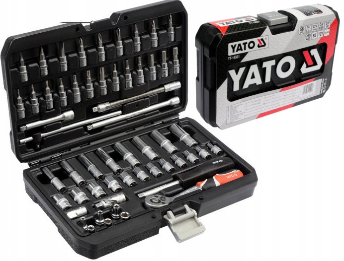 

Zestaw Kluczy Nasadowych Torx 56cz. Yato YT-14501