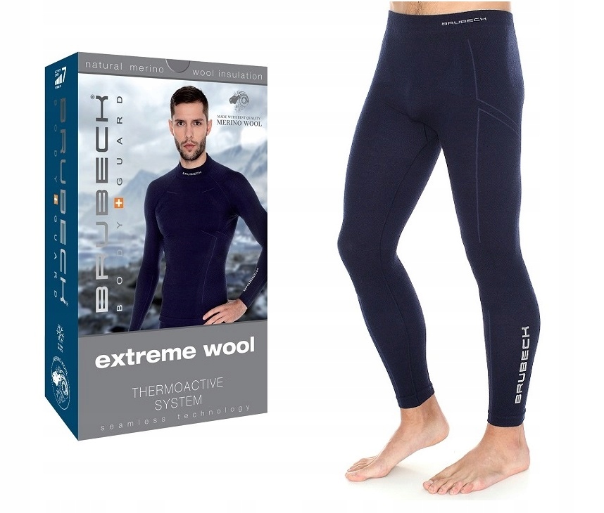 Brubeck Merino Wool Legginsy Do Wspinaczki -2XL