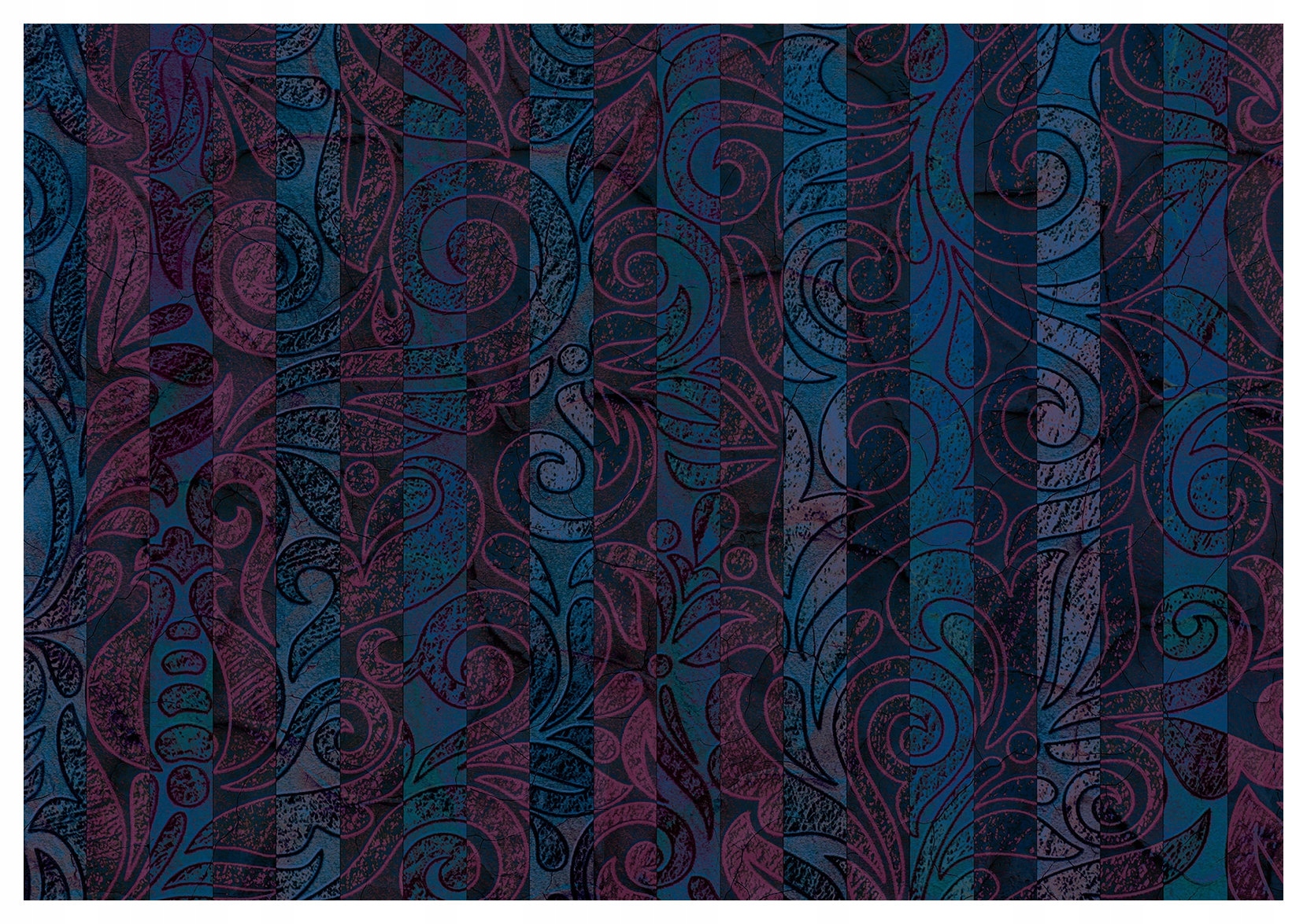 Tapeta Abstraktní rostliny Boho Květiny Elegantní vzor 312x219 vinyl lepidlo