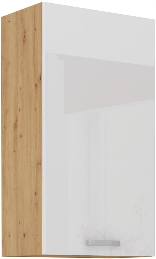 Kuchyňská Skříňka Horní 45x90 Bílý Lesk Přední Strana Mdf