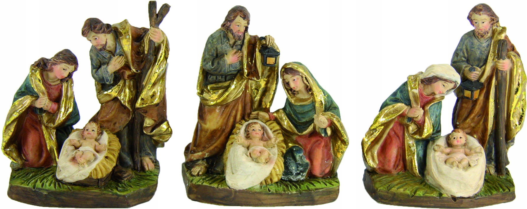 3 figurky Svaté rodiny – cca 8,5 cm vysoké