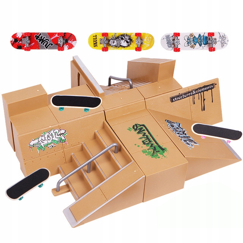 FINGERBOARD MINI DESKOROLKA ZESTAW SKATEPARK RAM