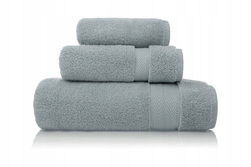 

Szary Ręcznik Z Egipskiej Bawełny 50x90 500g/m2