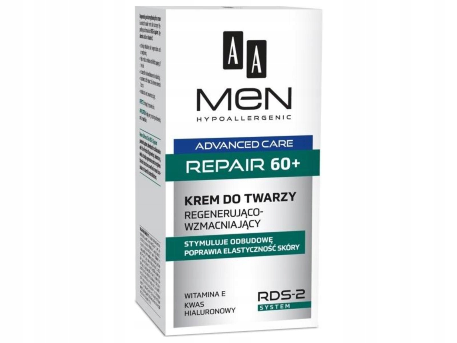 Aa Men regenerační zpevňující krém Men pro den i noc, 60+ 50 ml