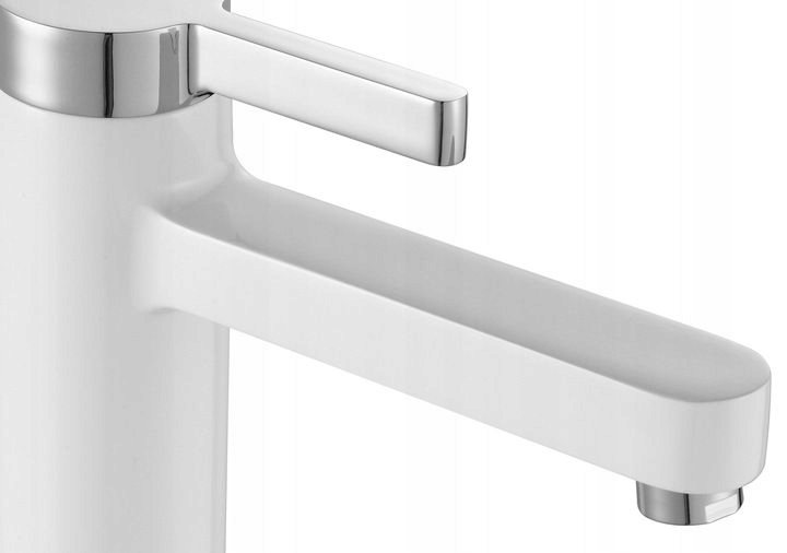 Bateria POLO biała chrom umywalkowa wysoka REA Kod producenta REA-B9942